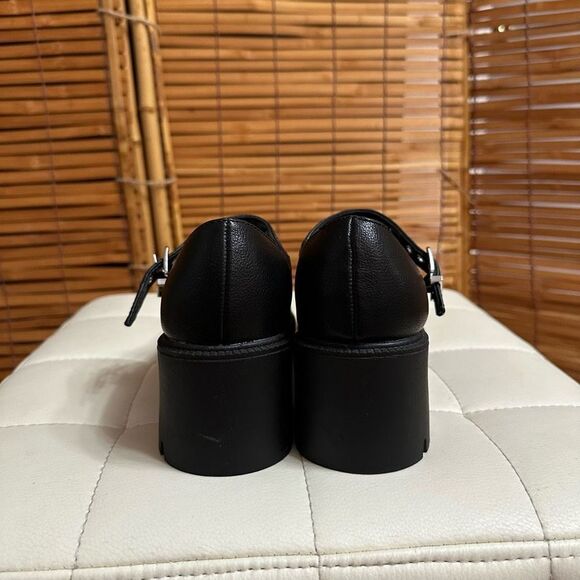 Dolce Vita Women's Nebula Chunky Platforms Mary Jane Pump Shoes Black Size 7.5 - Picture 5 of 7